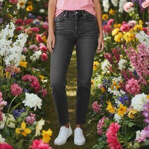 HT DENIM Women Juniors 3 Mom Jeans Stretch Relax Comfort Pockets Casual Hi Rise